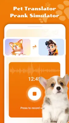 Pup Talk Prank android App screenshot 2